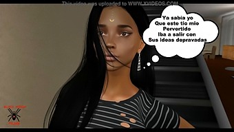 Spanish Comic Book Characters Sofia Cireide, Marcus, And Lorenzo In A Steamy Encounter
