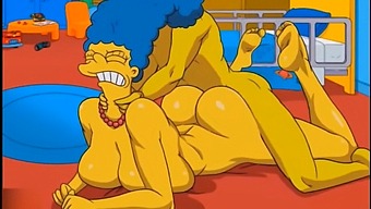 Marge'S Anal Pleasure: Cartoon Housewife Moans In Ecstasy During Hot Creampie